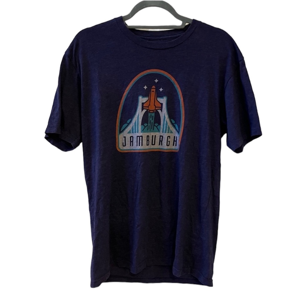 Men's Jamburgh Short Sleeve TShirt Blue Size Medium